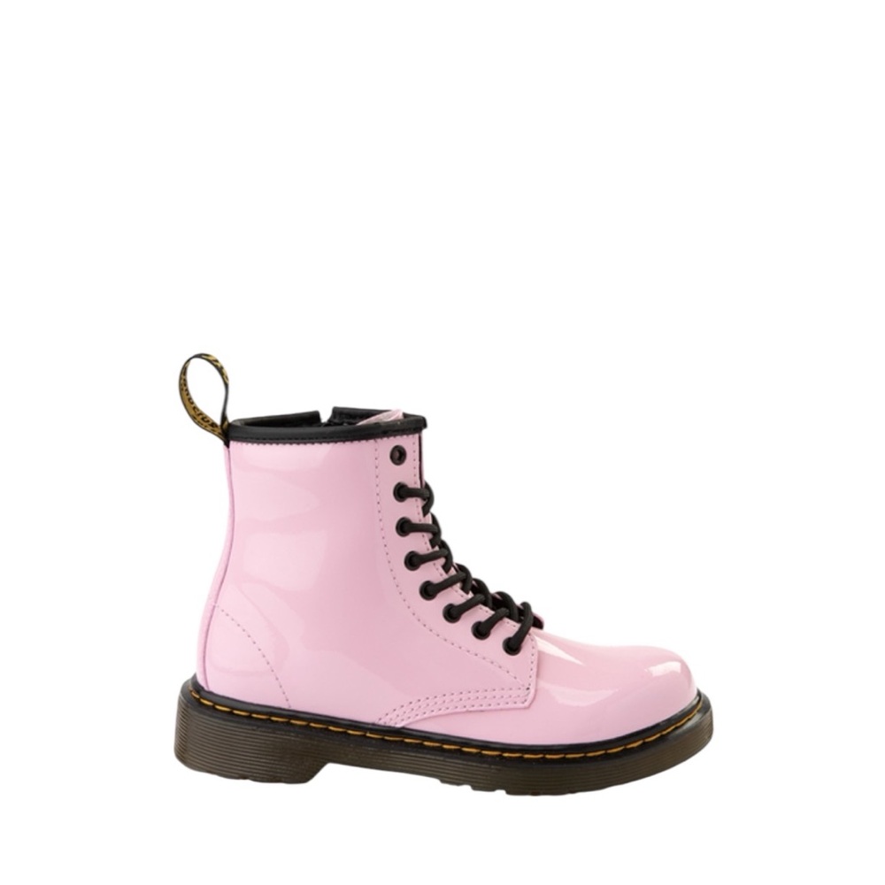 Dr. Martens Girls Junior 1460 Pink Patent Leather Boots‎ Size 2